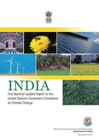 Image of cover of INDIA - First Biennial Update Report to the United Nations Framework Convention on Climate Change